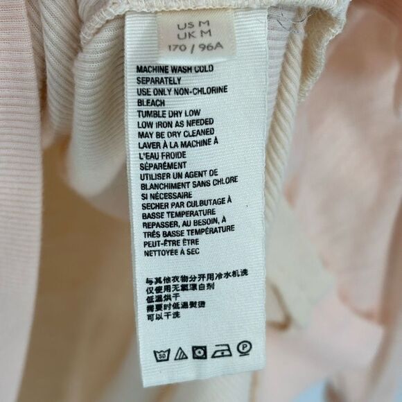 Free People We The Free Feelin It Pink Slouchy Patchwork Long Sleeve Top Medium - Picture 8 of 11